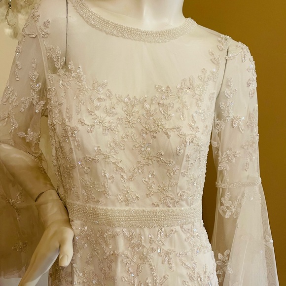 Adrianna Papell Women's Beaded Sheath Dress Size 12 - Picture 12 of 16